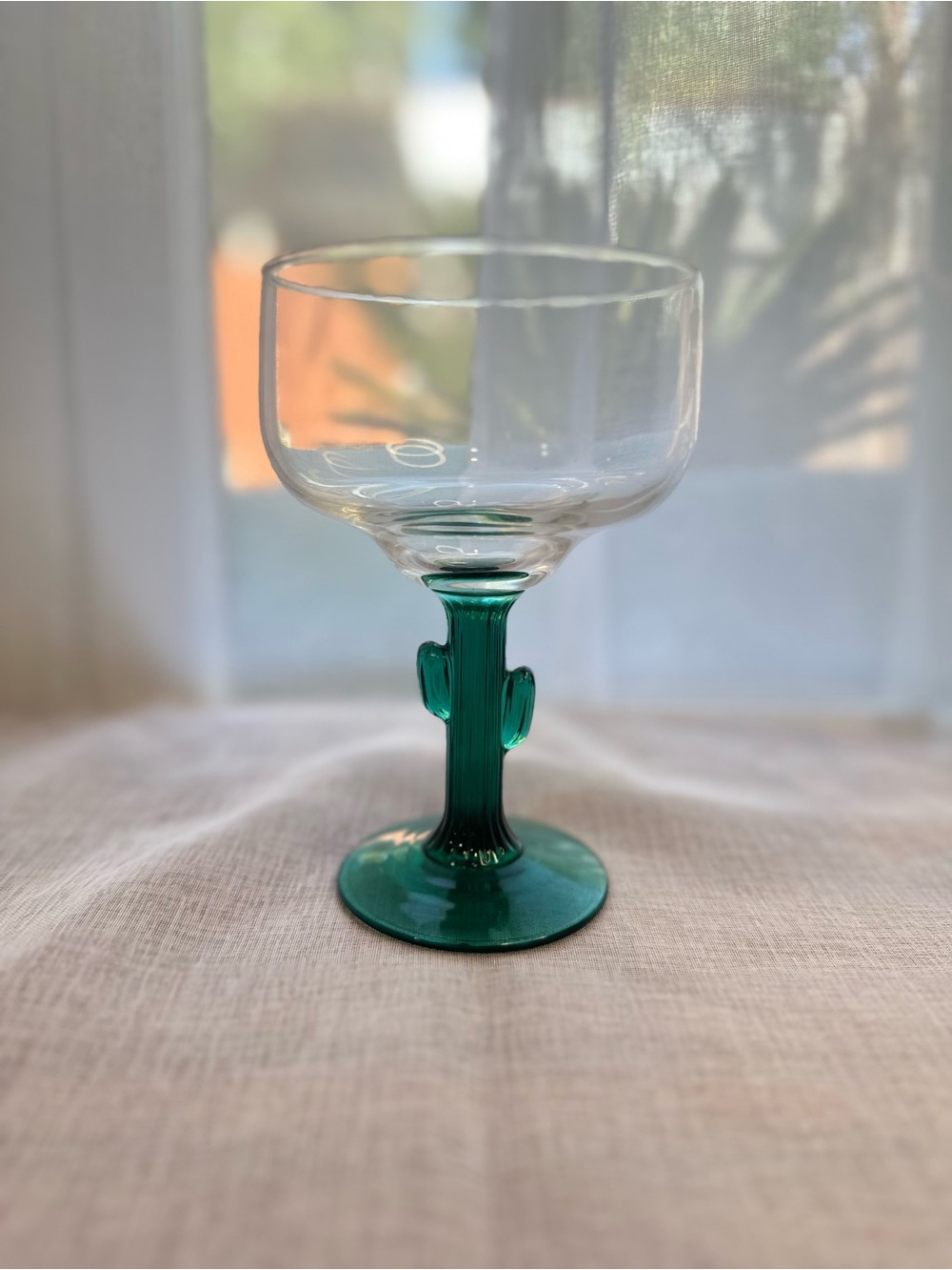 VTG Libbey Cactus Stem Margarita Glass